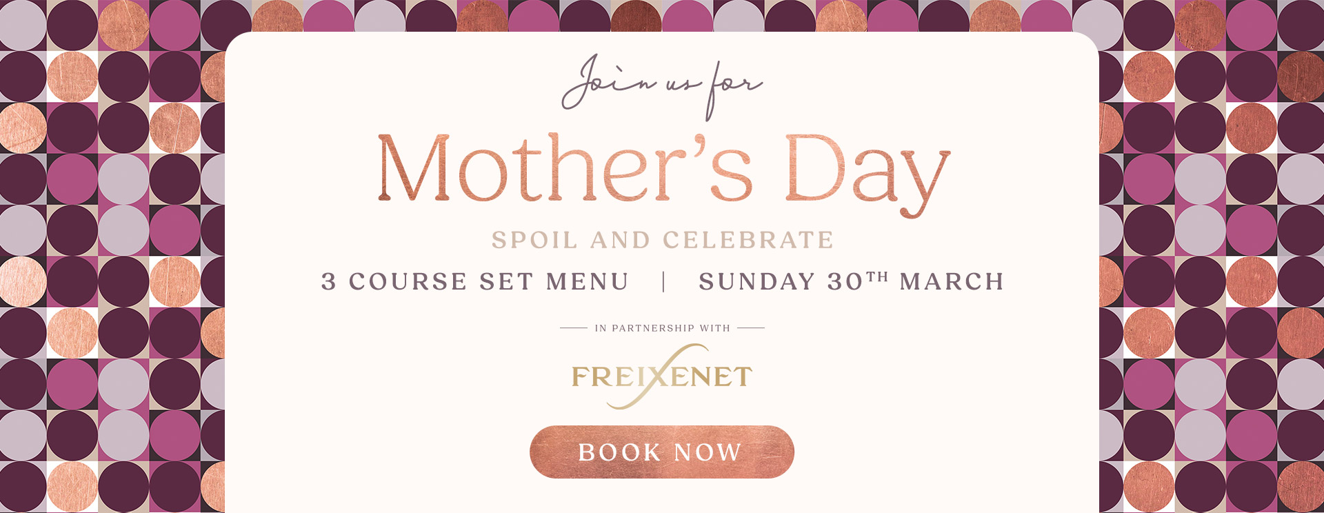 Mother’s Day menu/meal in Coventry